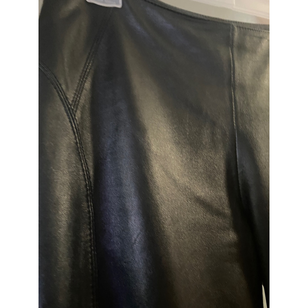 Danier Genuine Leather Pants black Size US 6 Black - Picture 6 of 13